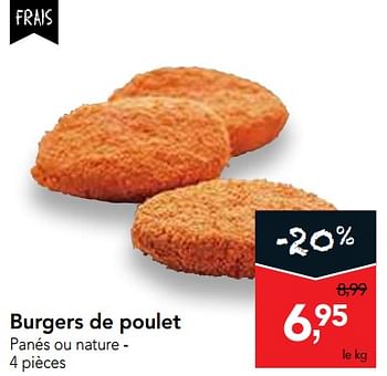 Promotions Burgers de poulet - Produit maison - Makro - Valide de 16/01/2019 à 29/01/2019 chez Makro