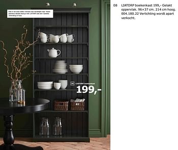 Huismerk - Liatorp boekenkast - Promotie bij Ikea