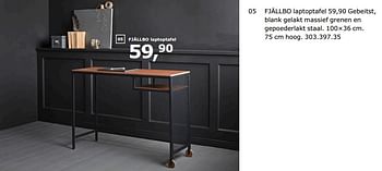Promoties Fjällbo laptoptafel - Huismerk - Ikea - Geldig van 23/11/2018 tot 31/07/2019 bij Ikea