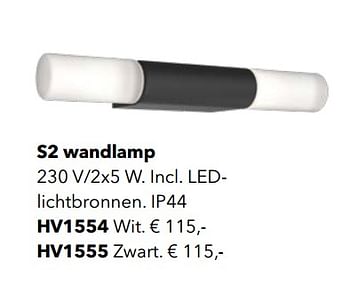Promotions S2 wandlamp - Huismerk - Kvik - Valide de 01/01/2019 à 31/12/2019 chez Kvik Keukens