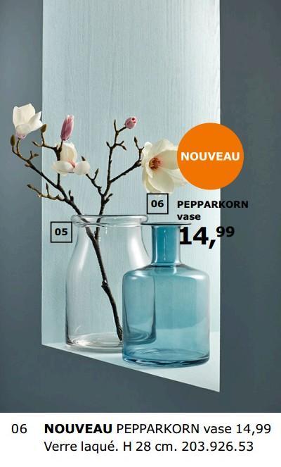 Promoties Pepparkorn vase - Huismerk - Ikea - Geldig van 23/11/2018 tot 31/07/2019 bij Ikea