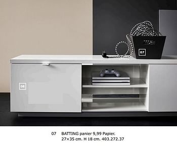 Promotions Batting panier - Produit maison - Ikea - Valide de 23/11/2018 à 31/07/2019 chez Ikea