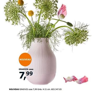 Promotions Gradvis vase - Produit maison - Ikea - Valide de 23/11/2018 à 31/07/2019 chez Ikea