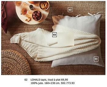 Promotions Lohals tapis, tissé à plat - Produit maison - Ikea - Valide de 23/11/2018 à 31/07/2019 chez Ikea