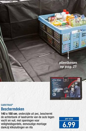 Promoties Beschermdeken - Car Xtras - Geldig van 14/01/2019 tot 19/01/2019 bij Aldi