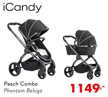 Promoties Peach combo phantom beluga - iCandy - Geldig van 12/01/2019 tot 18/01/2019 bij Baby & Tiener Megastore