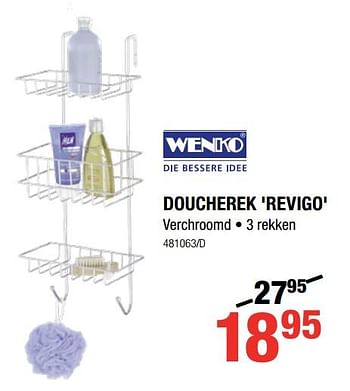 Promoties Doucherek revigo - Wenko - Geldig van 10/01/2019 tot 27/01/2019 bij HandyHome