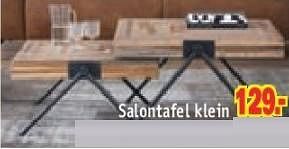 Promoties Salontafel klein - Huismerk - Belga Meubel - Geldig van 03/01/2019 tot 31/01/2019 bij Belga Meubel
