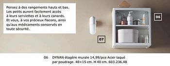 Promotions Dynan étagère murale - Produit maison - Ikea - Valide de 23/11/2018 à 31/07/2019 chez Ikea