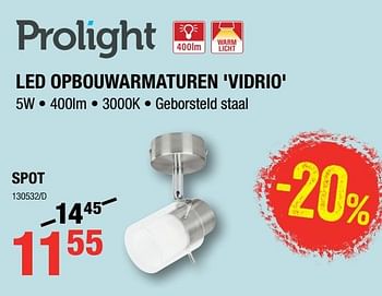 Promoties Spot - Prolight - Geldig van 10/01/2019 tot 27/01/2019 bij Europoint