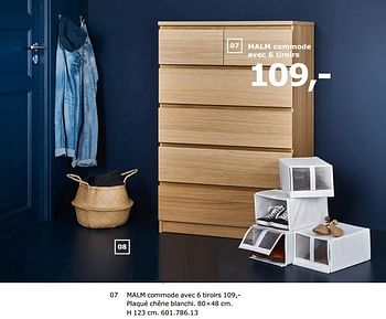 Eenzaamheid Groen Haringen Huismerk - Ikea Malm commode avec 6 tiroirs - Promotie bij Ikea