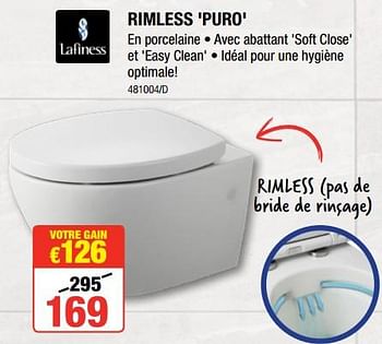 Promoties Rimless puro - Lafiness - Geldig van 10/01/2019 tot 27/01/2019 bij HandyHome