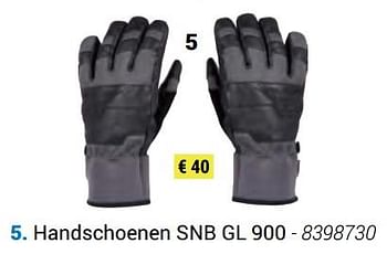 Promotions Handschoenen snb gl 900 - Wed'ze - Valide de 01/01/2019 à 22/03/2019 chez Decathlon