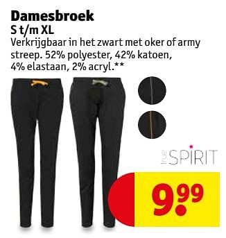 True Spirit Damesbroek - Promotie bij Kruidvat