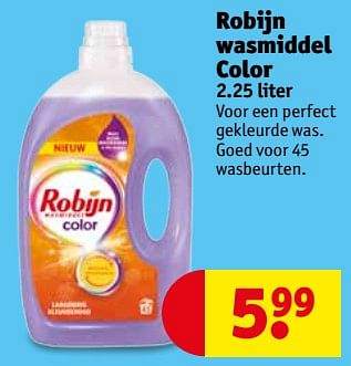 Promoties Robijn wasmiddel color - Robijn - Geldig van 15/01/2019 tot 27/01/2019 bij Kruidvat