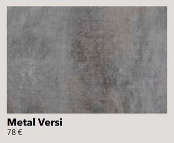 Promotions Stratifié metal versi - Huismerk - Kvik - Valide de 01/01/2019 à 31/12/2019 chez Kvik Keukens
