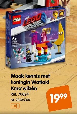 Promoties Maak kennis met koningin wattaki kma`wilzèn - Lego - Geldig van 14/01/2019 tot 31/01/2019 bij Fun