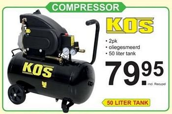 Promoties Kos compressor - Kos - Geldig van 14/01/2019 tot 02/02/2019 bij Van Cranenbroek