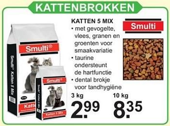 Promoties Kattenbrokken - Smulti - Geldig van 14/01/2019 tot 02/02/2019 bij Van Cranenbroek
