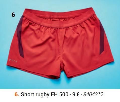 kipsta rugby shorts