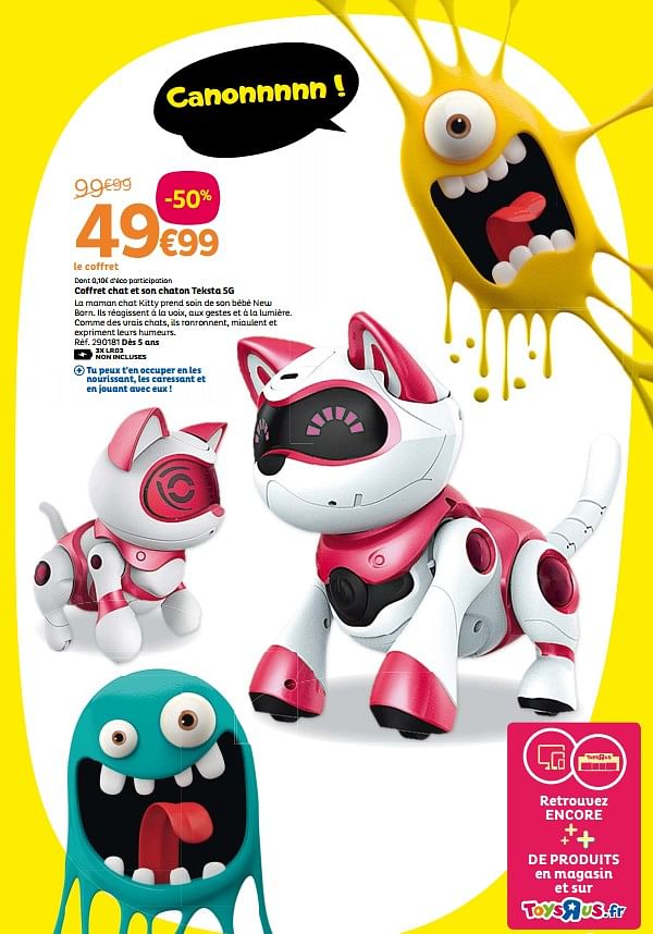 coffret chat 5g teksta et chaton