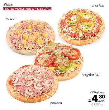 Promoties Pizza - Huismerk - Buurtslagers - Geldig van 18/01/2019 tot 31/01/2019 bij Buurtslagers Vleeshal