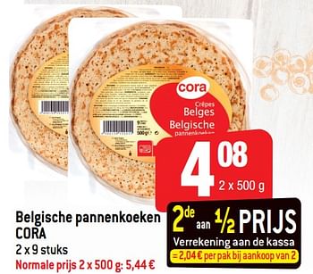 Promoties Belgische pannenkoeken cora - Huismerk - Smatch - Geldig van 23/01/2019 tot 29/01/2019 bij Smatch