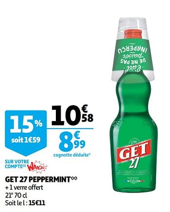 Promotions Get 27 peppermint - Get 27 - Valide de 16/01/2019 à 22/01/2019 chez Auchan Ronq