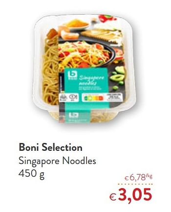Promotions Boni selection singapore noodles - Boni - Valide de 16/01/2019 à 29/01/2019 chez OKay