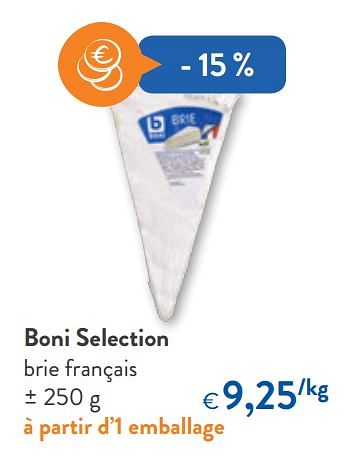 Promotions Boni selection brie français - Boni - Valide de 16/01/2019 à 29/01/2019 chez OKay