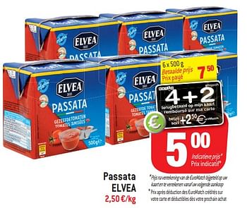 Promotions Passata elvea - Elvea - Valide de 23/01/2019 à 29/01/2019 chez Match