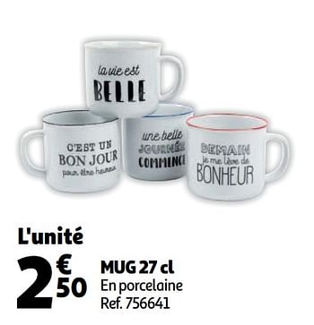 Promotions Mug - Produit Maison - Auchan Ronq - Valide de 16/01/2019 à 22/01/2019 chez Auchan Ronq