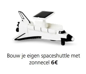 Promoties Bouw je eigen spaceshuttle met zonnecel - Huismerk - Flying Tiger Copenhagen - Geldig van 28/12/2018 tot 25/01/2019 bij Flying Tiger Copenhagen