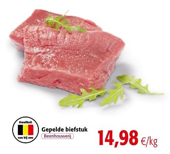 Promoties Gepelde biefstuk - Huismerk - Colruyt - Geldig van 16/01/2019 tot 29/01/2019 bij Colruyt