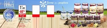 Promotions Yaourt nature ferme des peupliers - Ferme Des Peupliers  - Valide de 16/01/2019 à 27/01/2019 chez G20