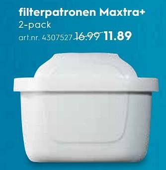 Promoties Filterpatronen maxtra+ - Brita - Geldig van 23/01/2019 tot 05/02/2019 bij Blokker