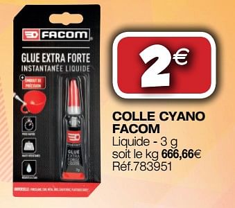 Promoties Colle cyano facom - Facom - Geldig van 09/01/2019 tot 27/01/2019 bij Bricolex