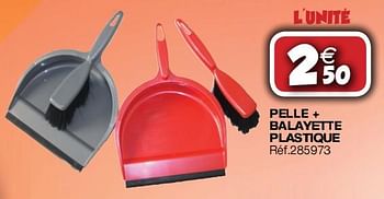 Promotions Pelle + balayette plastique - Produit Maison - Bricolex - Valide de 09/01/2019 à 27/01/2019 chez Bricolex