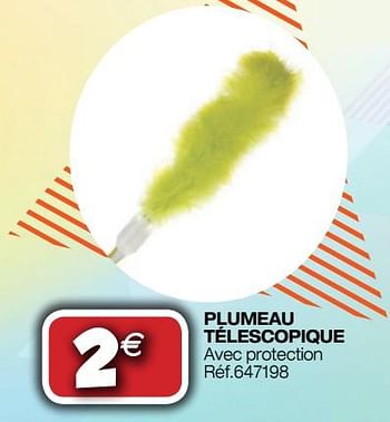 Promotions Plumeau télescopique - Produit Maison - Bricolex - Valide de 09/01/2019 à 27/01/2019 chez Bricolex