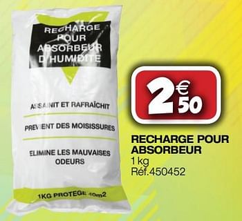 Promotions Recharge pour absorbeur - Produit Maison - Bricolex - Valide de 09/01/2019 à 27/01/2019 chez Bricolex
