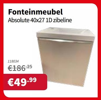 Promotions Fonteinmeubel - Allibert - Valide de 17/01/2019 à 30/01/2019 chez Cevo Market