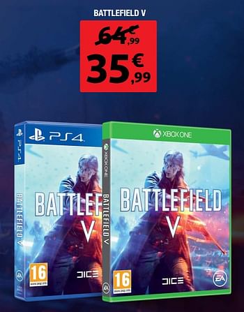 Promotions Battlefield v - Electronic Arts - Valide de 16/01/2019 à 22/01/2019 chez Auchan Ronq