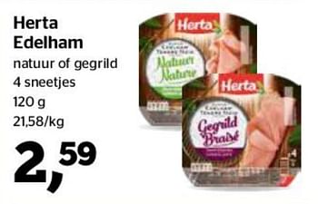 Promoties Herta edelham - Herta - Geldig van 17/01/2019 tot 29/01/2019 bij Spar