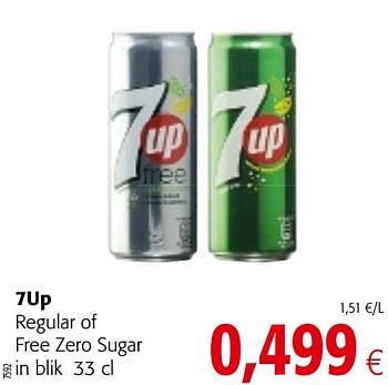 Promoties 7up regular of free zero sugar - 7-Up - Geldig van 16/01/2019 tot 29/01/2019 bij Colruyt