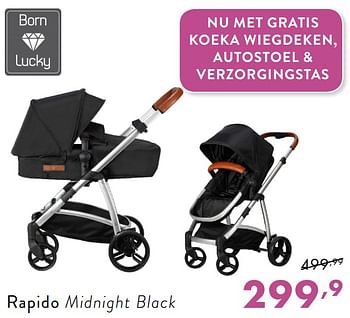 Promotions Rapido midnight black - Born Lucky - Valide de 20/01/2019 à 26/01/2019 chez Baby & Tiener Megastore