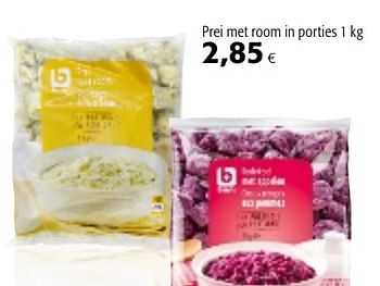 Promoties Prei met room in porties - Boni - Geldig van 16/01/2019 tot 29/01/2019 bij Colruyt