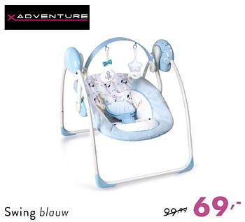 Promoties Swing blauw - Xadventure - Geldig van 20/01/2019 tot 26/01/2019 bij Baby & Tiener Megastore