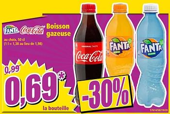 Promotions Boisson gazeuse - The Coca Cola Company - Valide de 23/01/2019 à 29/01/2019 chez Norma
