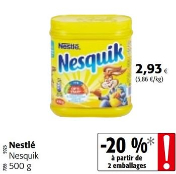 Promotions Nestlé nesquik - Nestlé - Valide de 16/01/2019 à 29/01/2019 chez Colruyt