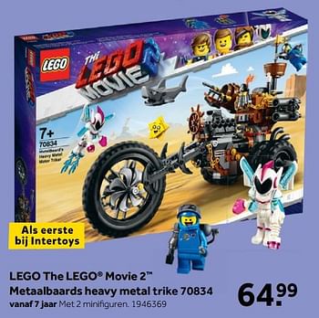 Promotions Lego the lego movie 2 metaalbaards heavy metal trike 70834 - Lego - Valide de 21/01/2019 à 10/02/2019 chez Intertoys